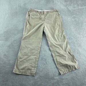 Isaac Mizrahi For Target Womens Khaki Chino Pants Size 10 Cotton Leg  2762